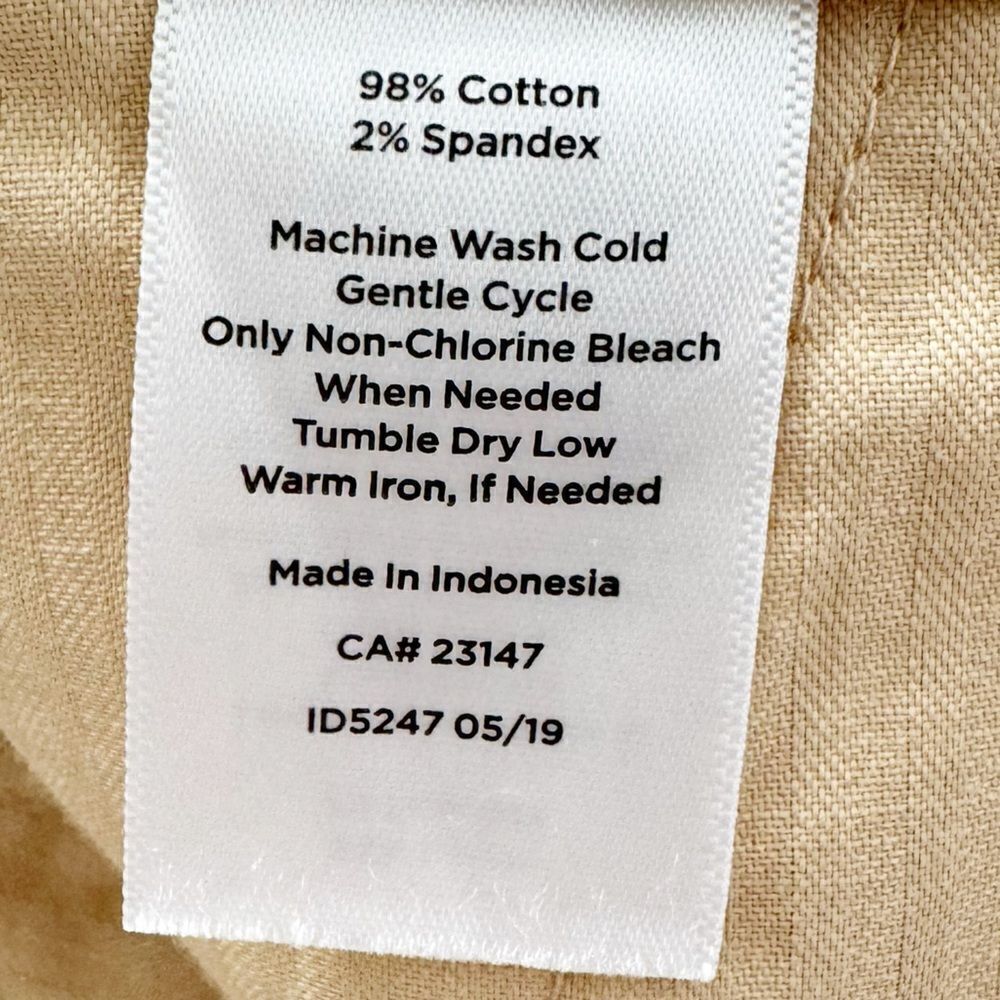Talbots wide legged cropped chinos - Picture 9 of 9